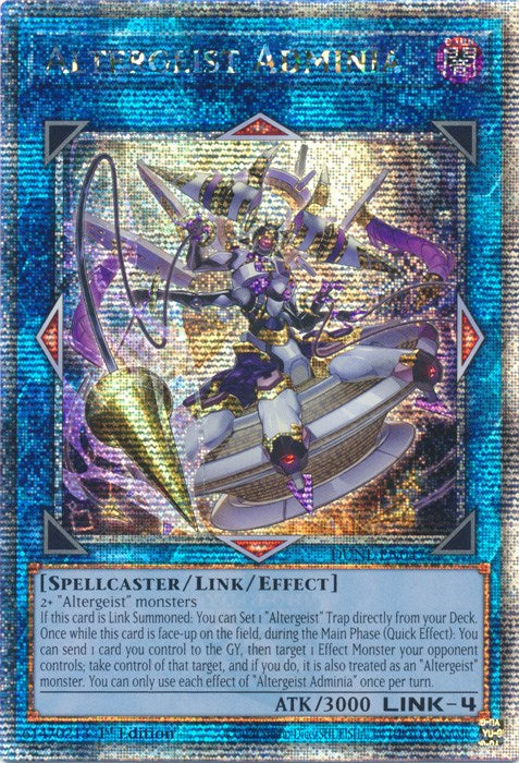 Altergeist Adminia [DUNE-EN047] Quarter Century Secret Rare | Tables and Towers