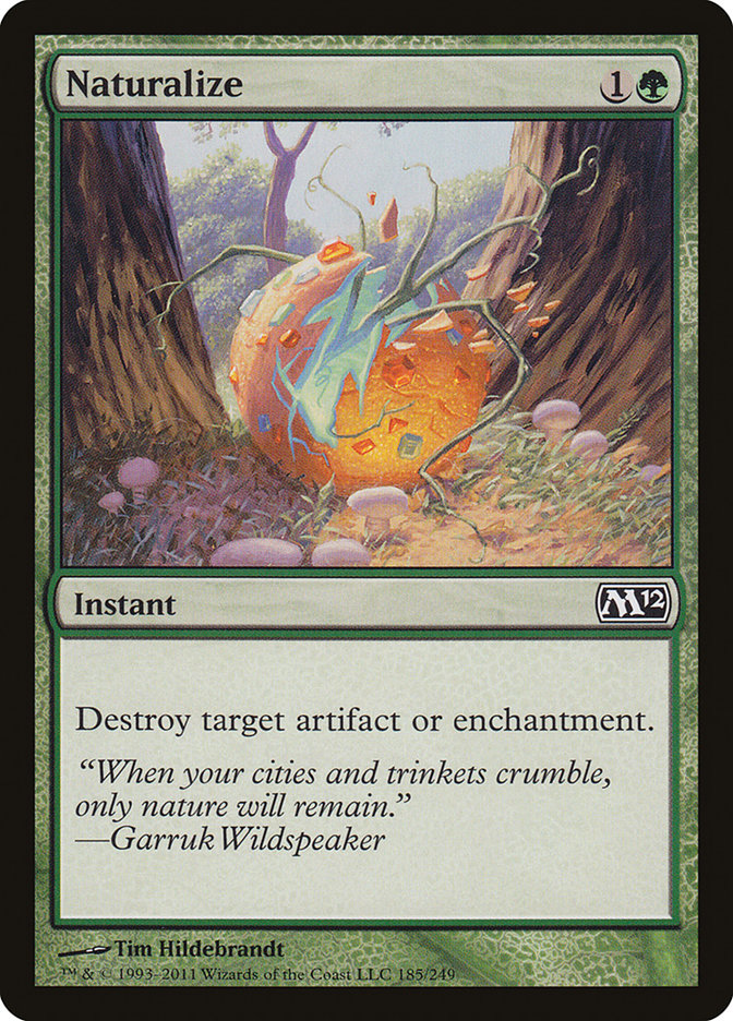 Naturalize [Magic 2012] | Tables and Towers