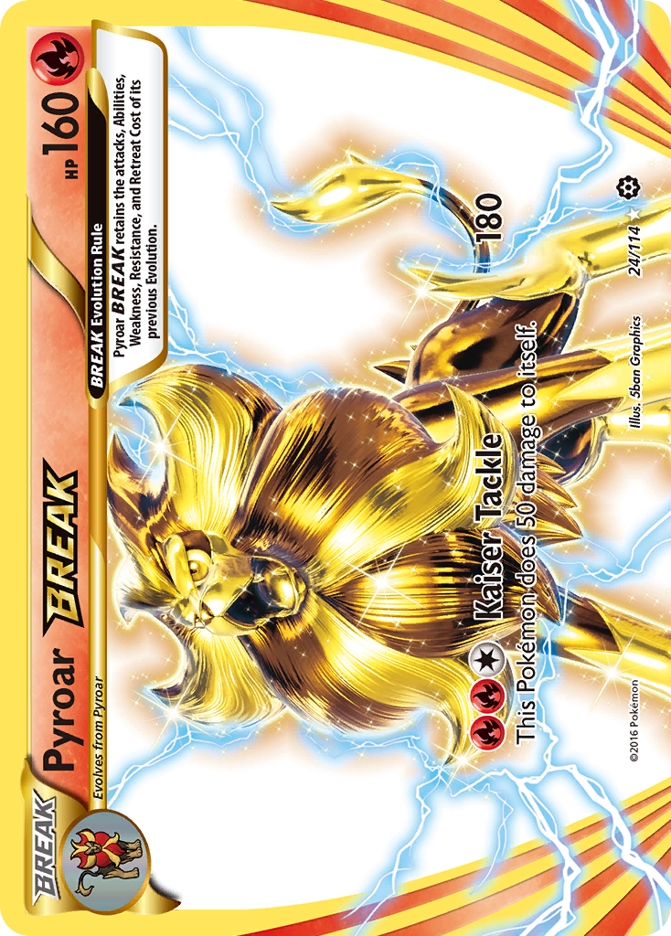 Pyroar BREAK (24/114) [XY: Steam Siege] | Tables and Towers