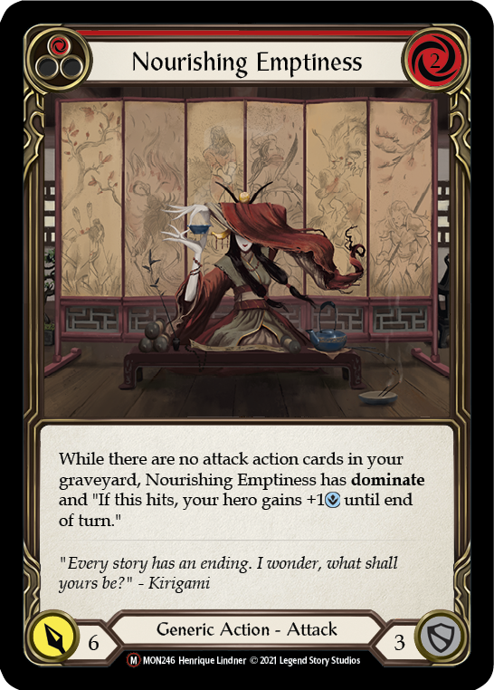 Nourishing Emptiness [U-MON246-RF] (Monarch Unlimited)  Unlimited Rainbow Foil | Tables and Towers