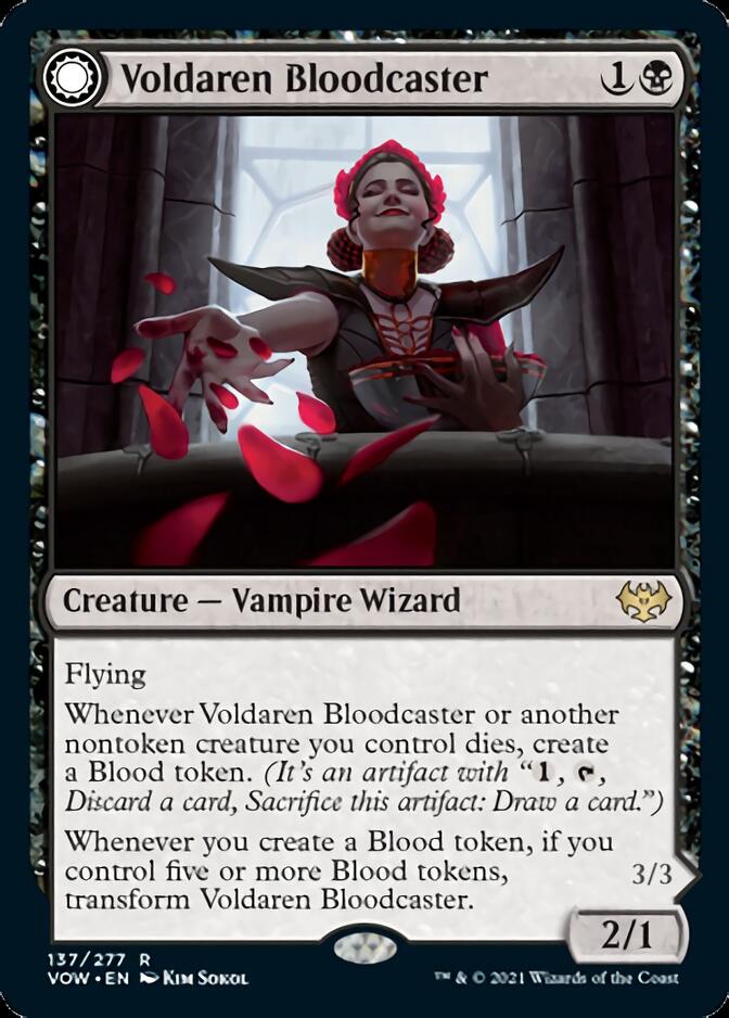 Voldaren Bloodcaster // Bloodbat Summoner [Innistrad: Crimson Vow] | Tables and Towers