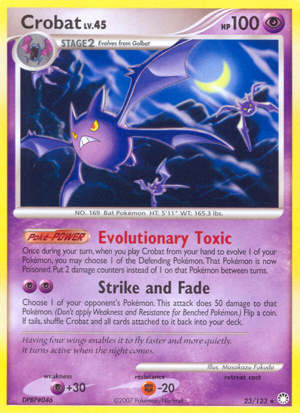 Crobat (23/123) [Diamond & Pearl: Mysterious Treasures] | Tables and Towers