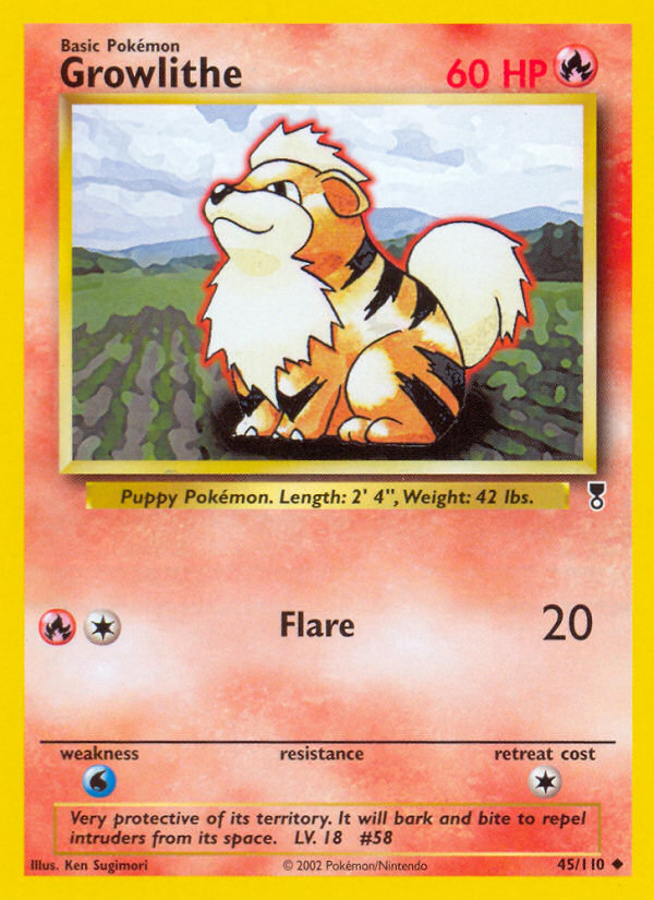 Growlithe (45/110) [Legendary Collection] | Tables and Towers