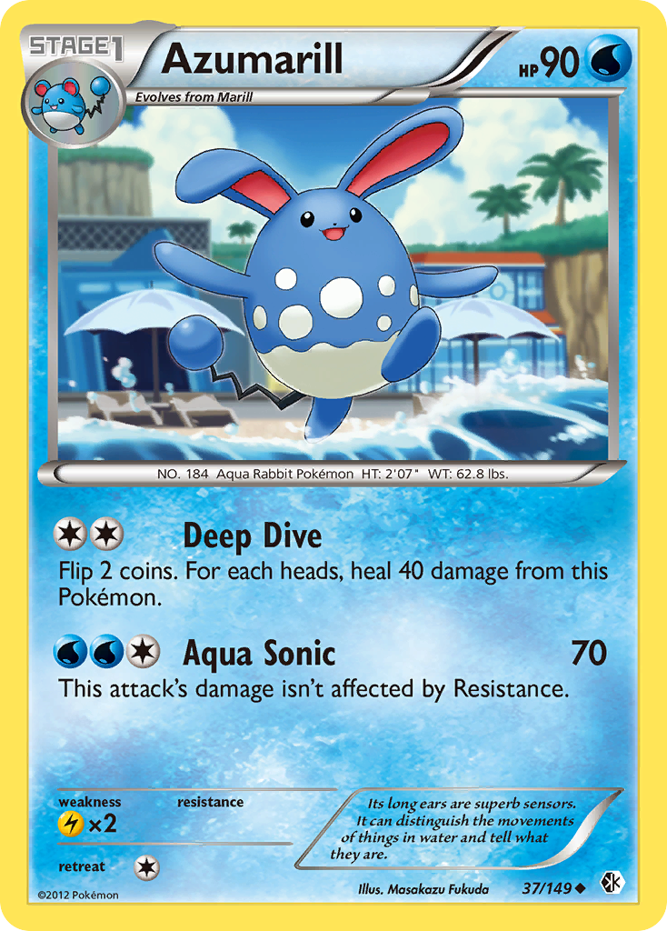 Azumarill (37/149) [Black & White: Boundaries Crossed] | Tables and Towers