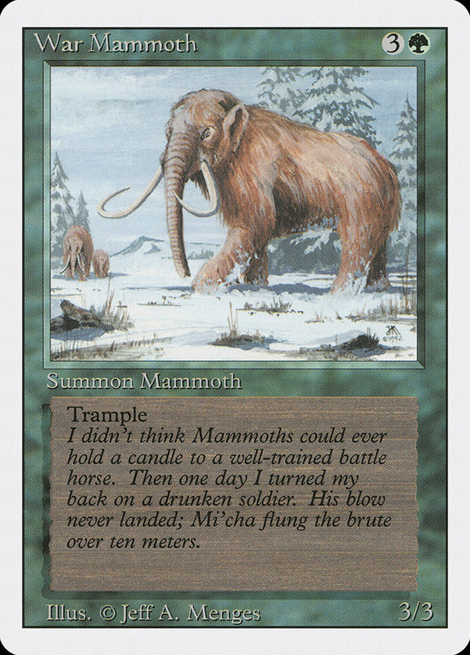 War Mammoth [Revised Edition] | Tables and Towers