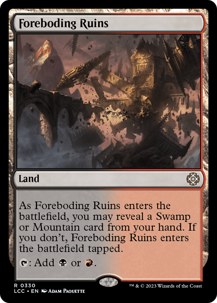 Foreboding Ruins [The Lost Caverns of Ixalan Commander] | Tables and Towers