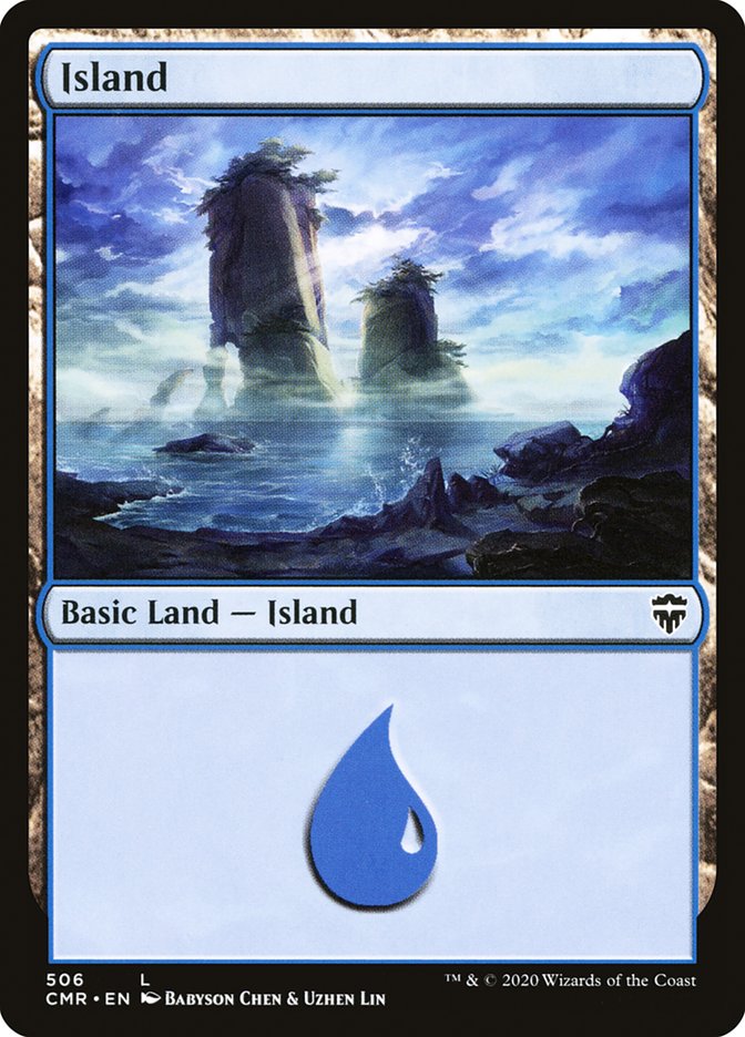 Island (506) [Commander Legends] | Tables and Towers