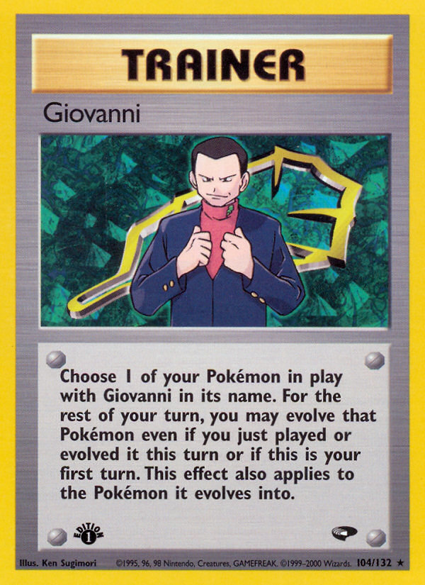 Giovanni (104/132) [Gym Challenge 1st Edition] | Tables and Towers