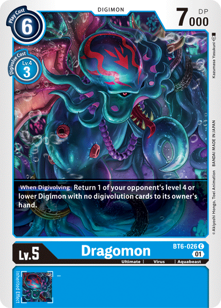 Dragomon [BT6-026] [Double Diamond] | Tables and Towers