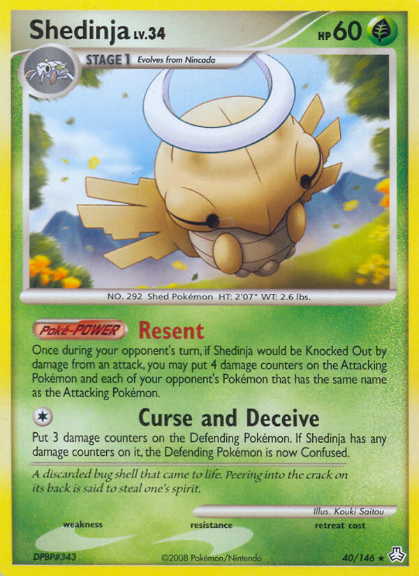 Shedinja (40/146) [Diamond & Pearl: Legends Awakened] | Tables and Towers