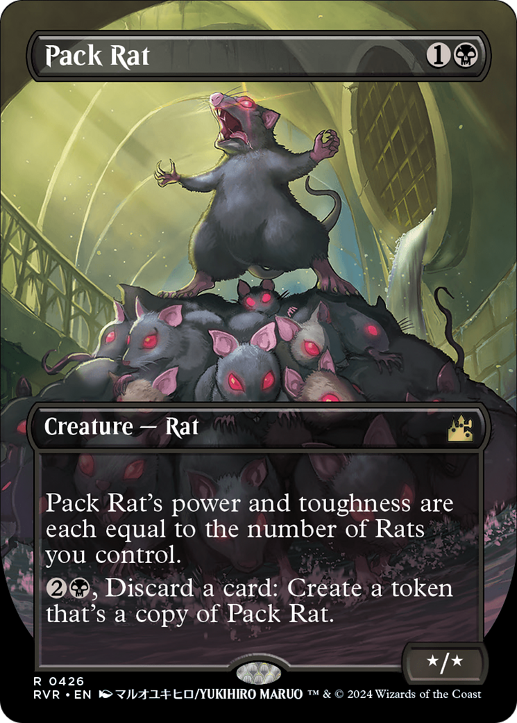 Pack Rat (Anime Borderless) [Ravnica Remastered] | Tables and Towers