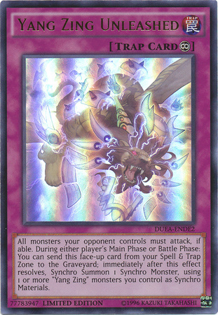 Yang Zing Unleashed [DUEA-ENDE2] Ultra Rare | Tables and Towers