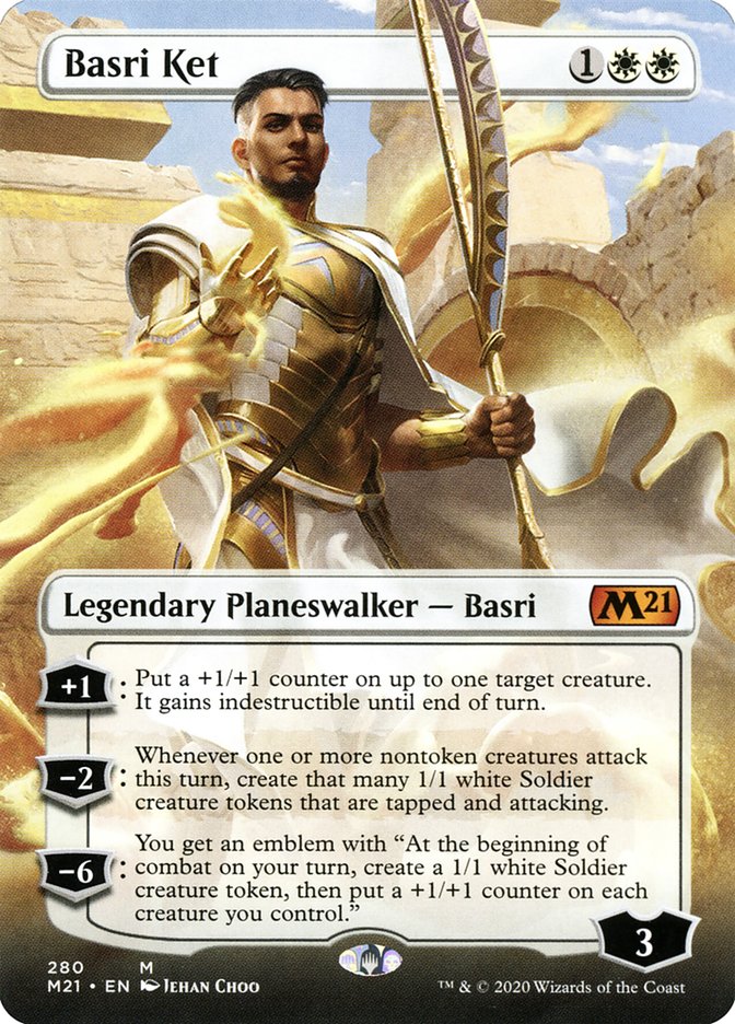 Basri Ket (Borderless) [Core Set 2021] | Tables and Towers