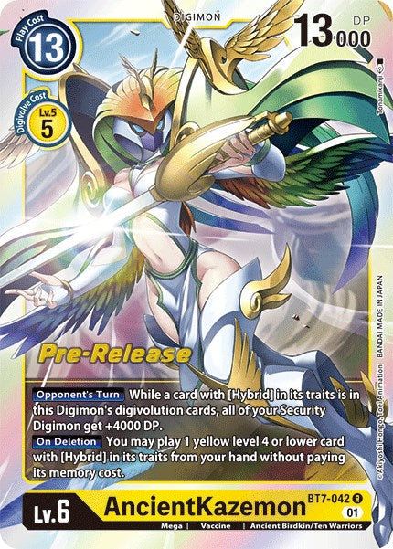 AncientKazemon [BT7-042] [Next Adventure Pre-Release Cards] | Tables and Towers