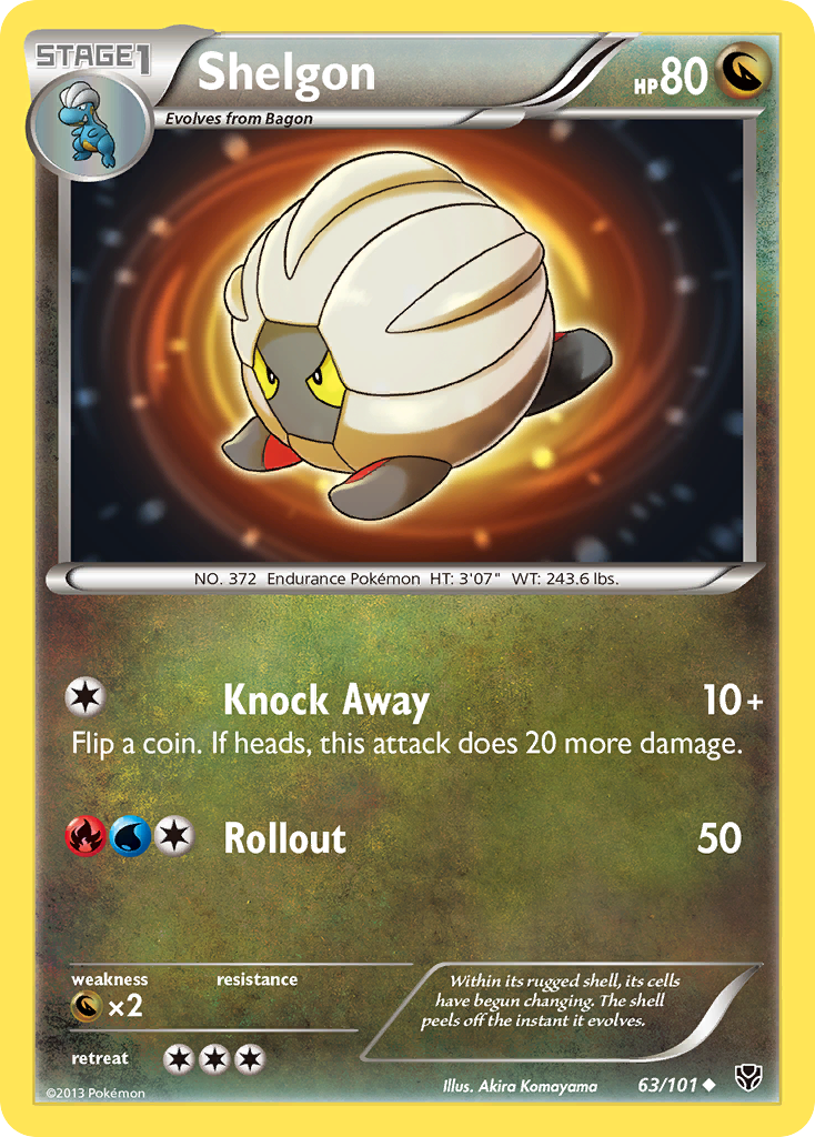 Shelgon (63/101) [Black & White: Plasma Blast] | Tables and Towers