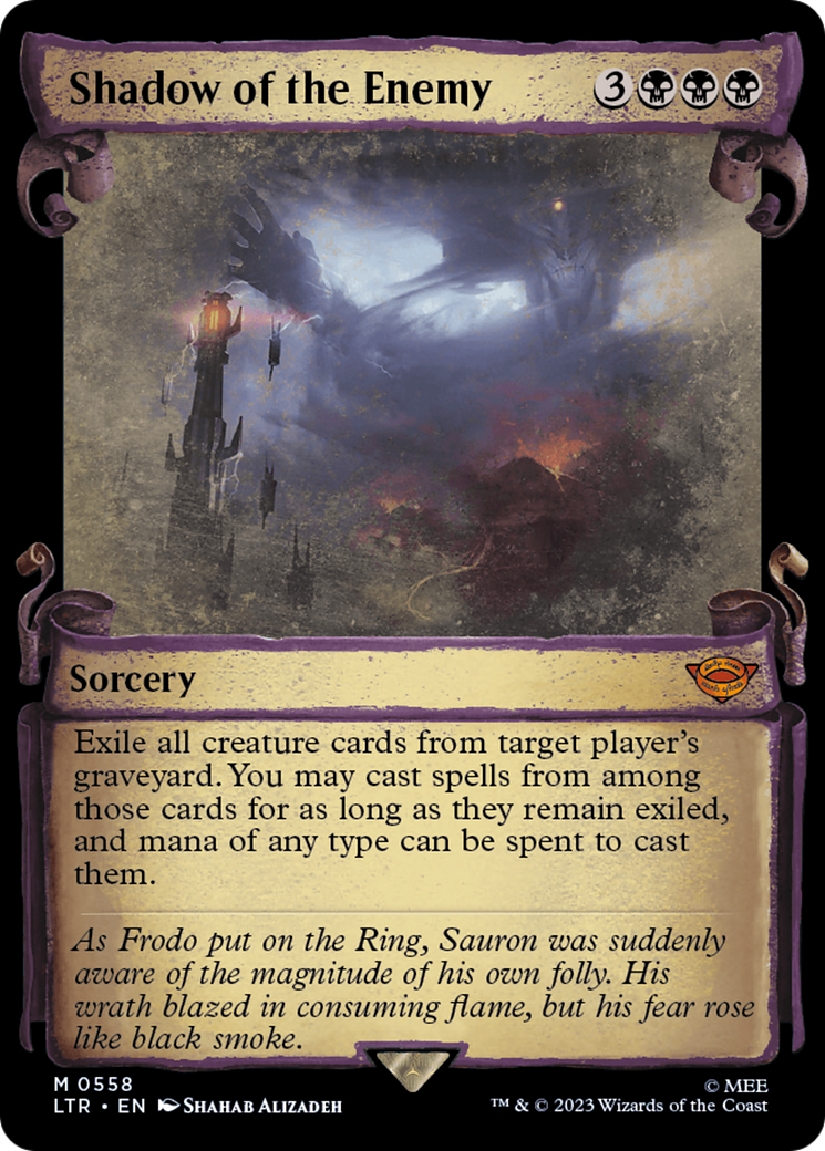 Shadow of the Enemy [The Lord of the Rings: Tales of Middle-Earth Showcase Scrolls] | Tables and Towers