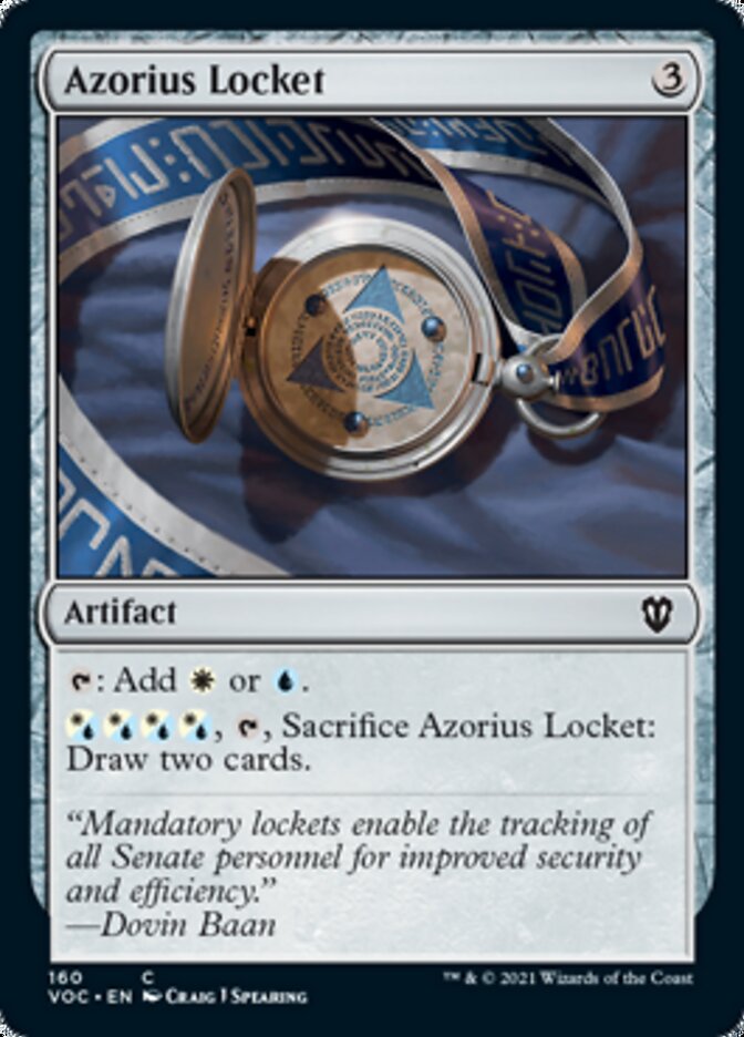 Azorius Locket [Innistrad: Crimson Vow Commander] | Tables and Towers