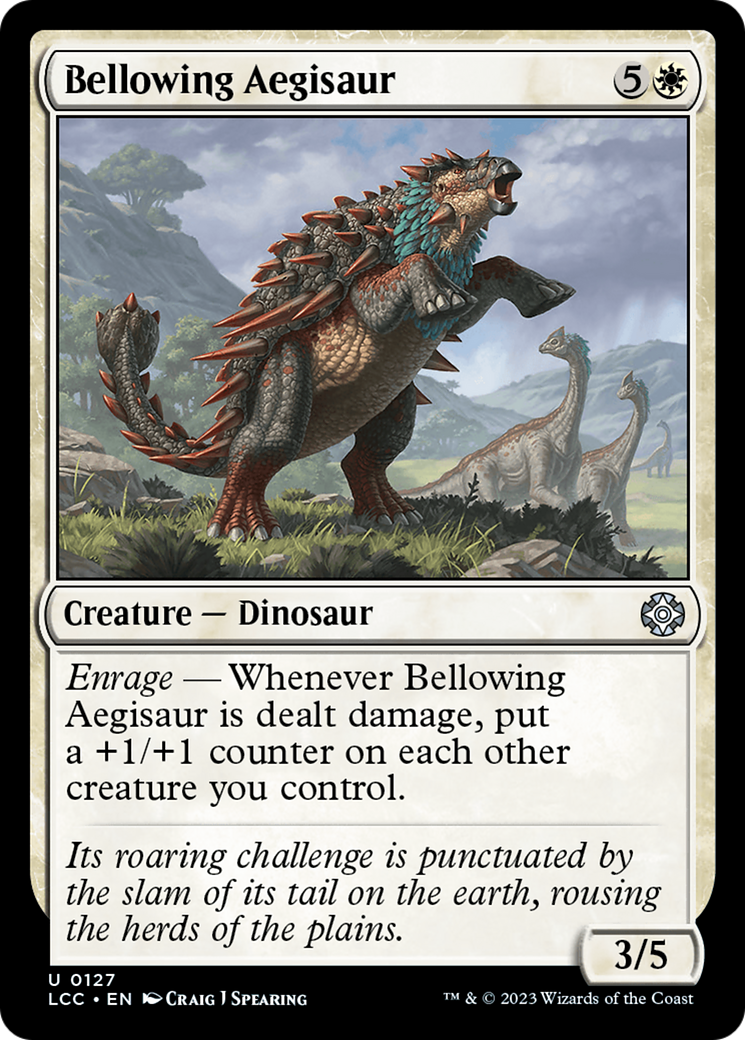 Bellowing Aegisaur [The Lost Caverns of Ixalan Commander] | Tables and Towers