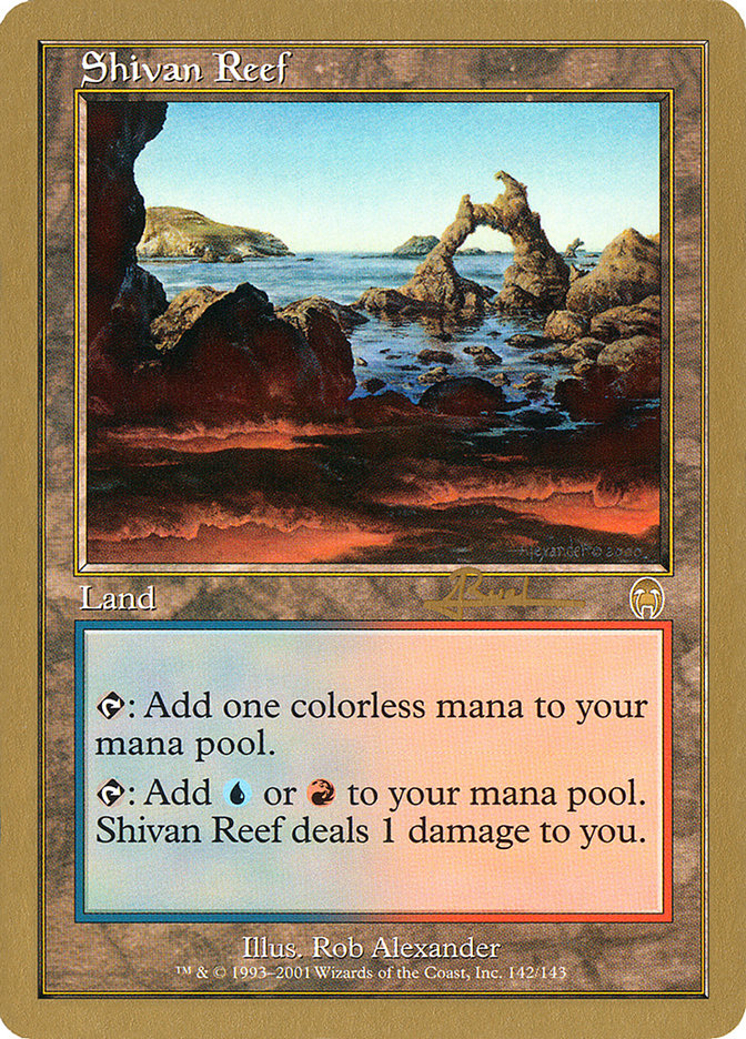 Shivan Reef (Antoine Ruel) [World Championship Decks 2001] | Tables and Towers