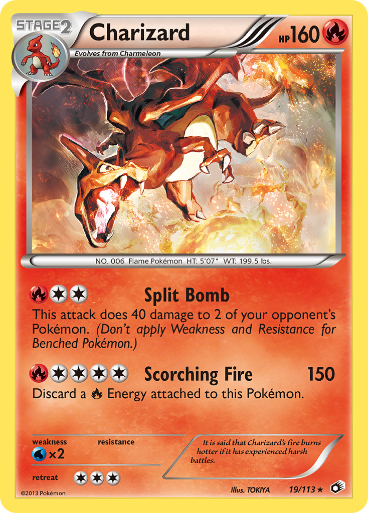 Charizard (19/113) [Black & White: Legendary Treasures] | Tables and Towers