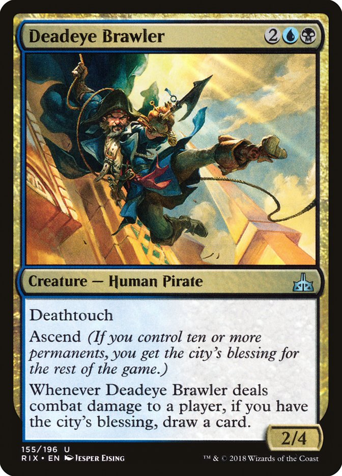 Deadeye Brawler [Rivals of Ixalan] | Tables and Towers