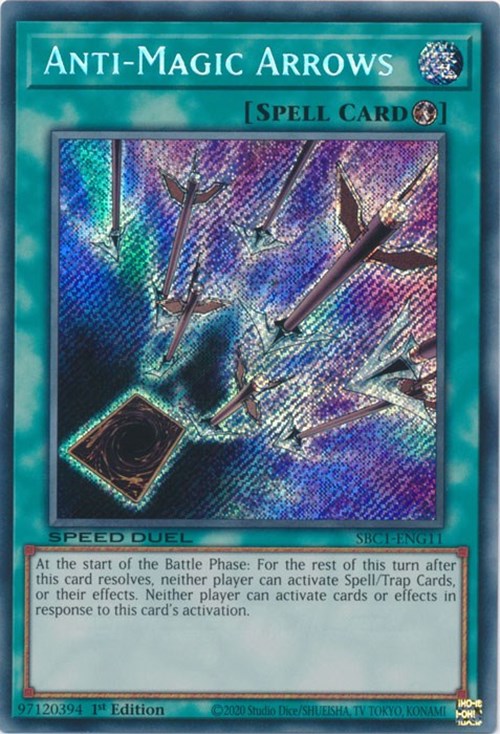 Anti-Magic Arrows [SBC1-ENG11] Secret Rare | Tables and Towers