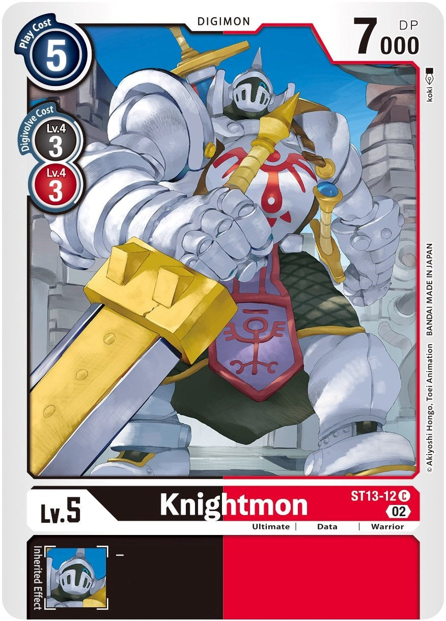 Knightmon [ST13-12] [Starter Deck: Ragnaloardmon] | Tables and Towers