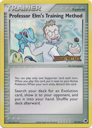 Professor Elm's Training Method (79/101) (Stamped) [EX: Dragon Frontiers] | Tables and Towers