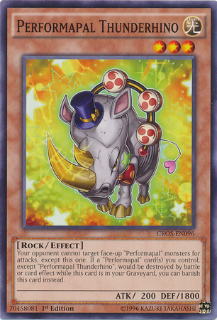 Performapal Thunderhino [CROS-EN096] Common | Tables and Towers