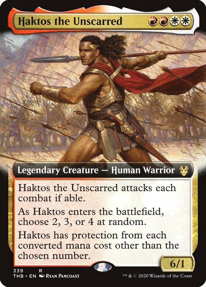Haktos the Unscarred (Extended Art) [Theros Beyond Death] | Tables and Towers