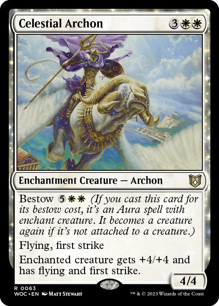 Celestial Archon [Wilds of Eldraine Commander] | Tables and Towers