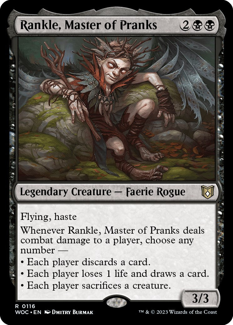 Rankle, Master of Pranks [Wilds of Eldraine Commander] | Tables and Towers