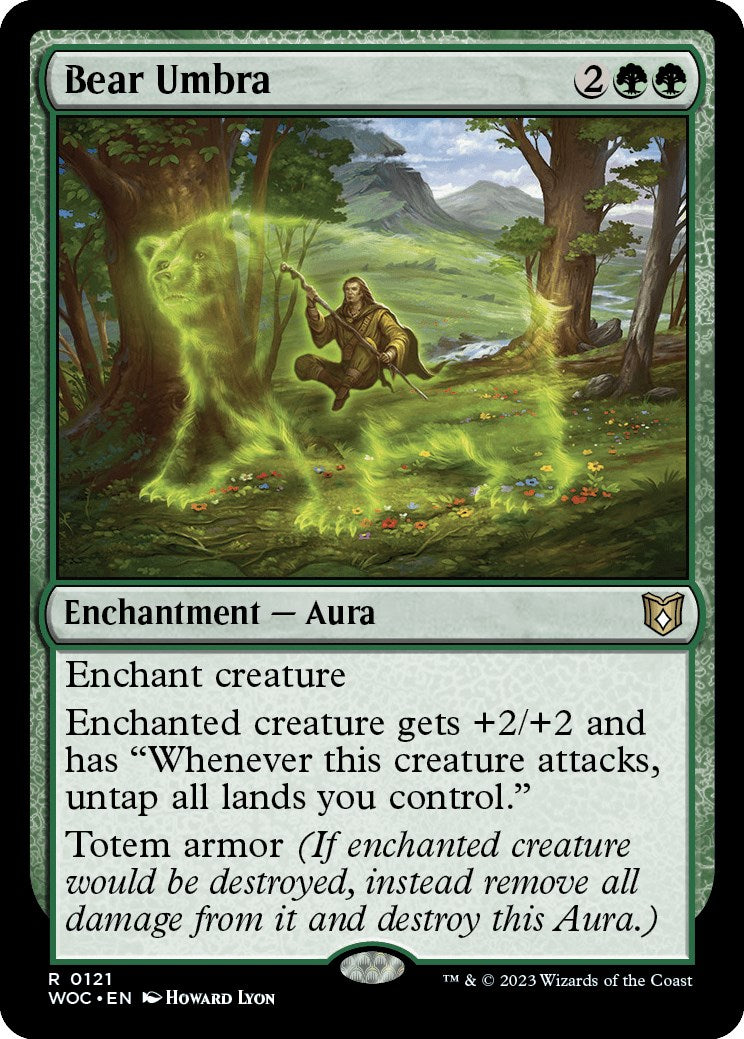 Bear Umbra [Wilds of Eldraine Commander] | Tables and Towers