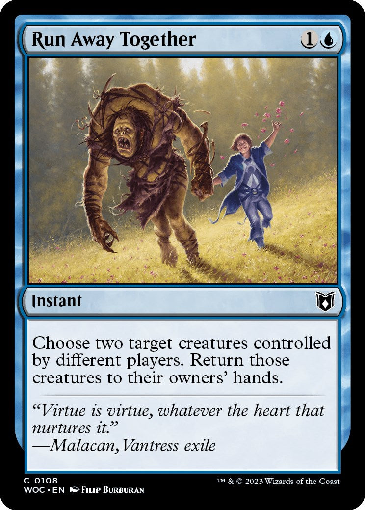 Run Away Together [Wilds of Eldraine Commander] | Tables and Towers