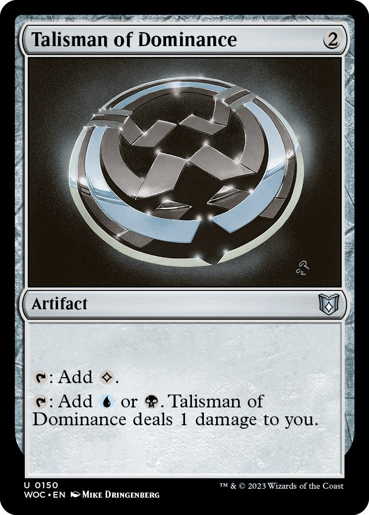 Talisman of Dominance [Wilds of Eldraine Commander] | Tables and Towers