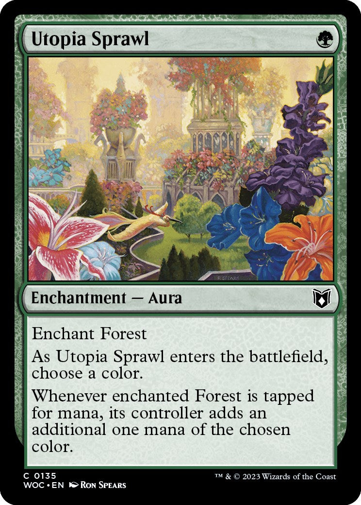 Utopia Sprawl [Wilds of Eldraine Commander] | Tables and Towers