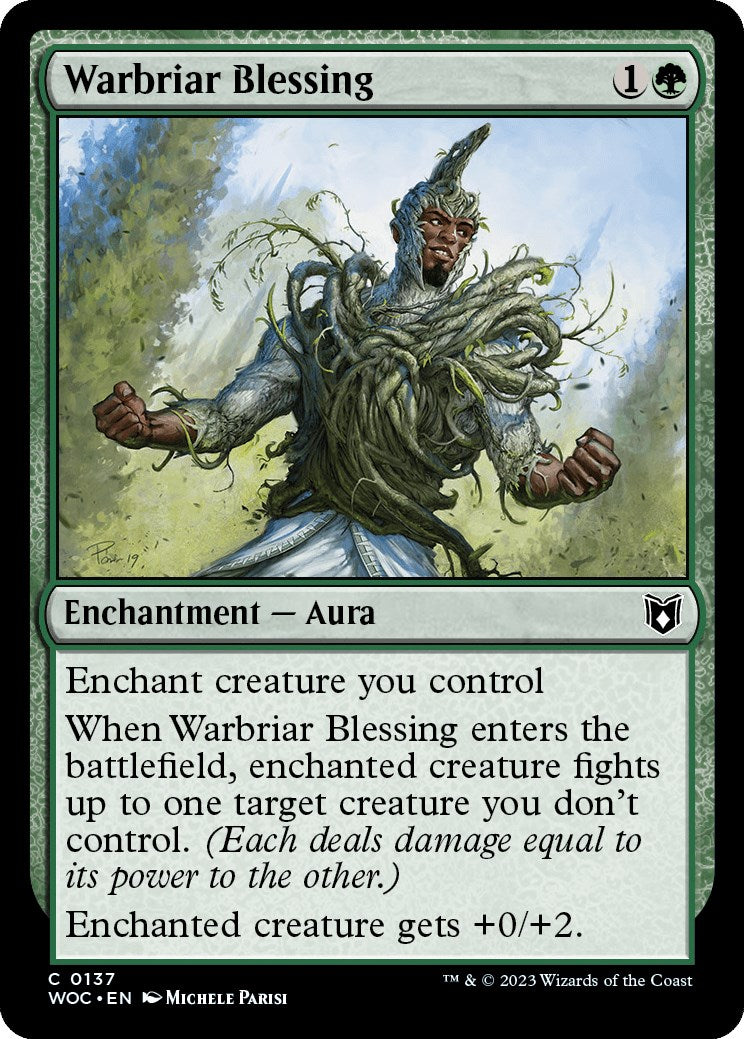 Warbriar Blessing [Wilds of Eldraine Commander] | Tables and Towers