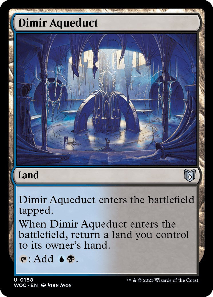 Dimir Aqueduct [Wilds of Eldraine Commander] | Tables and Towers