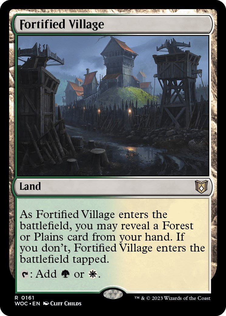 Fortified Village [Wilds of Eldraine Commander] | Tables and Towers