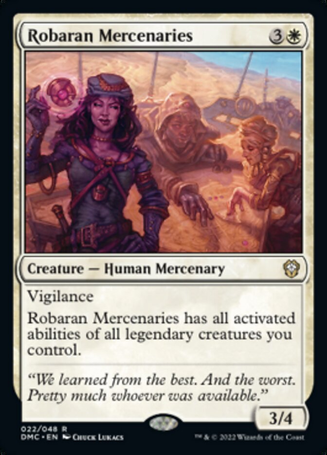 Robaran Mercenaries [Dominaria United Commander] | Tables and Towers