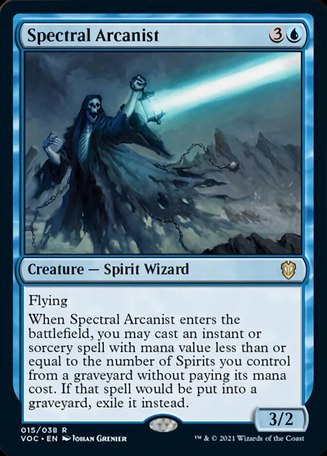 Spectral Arcanist [Innistrad: Crimson Vow Commander] | Tables and Towers