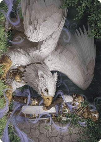 Dutiful Griffin Art Card [Wilds of Eldraine Art Series] | Tables and Towers