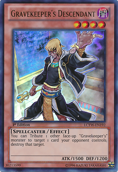 Gravekeeper's Descendant [LCYW-EN192] Ultra Rare | Tables and Towers