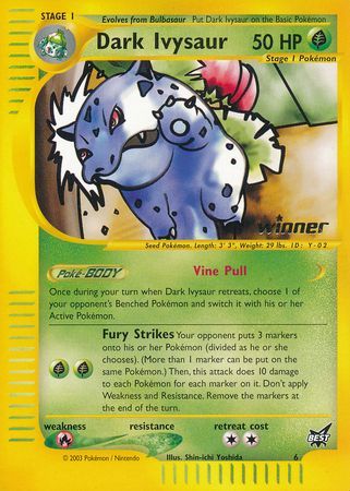 Dark Ivysaur (6) (Winner) [Best of Promos] | Tables and Towers