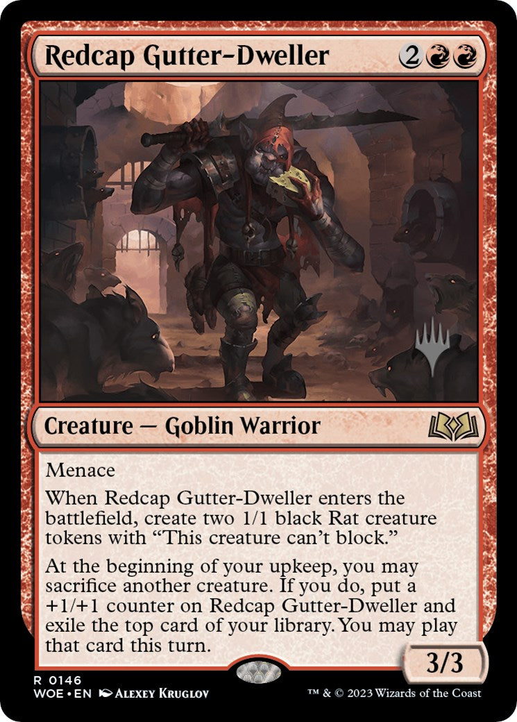 Redcap Gutter-Dweller (Promo Pack) [Wilds of Eldraine Promos] | Tables and Towers