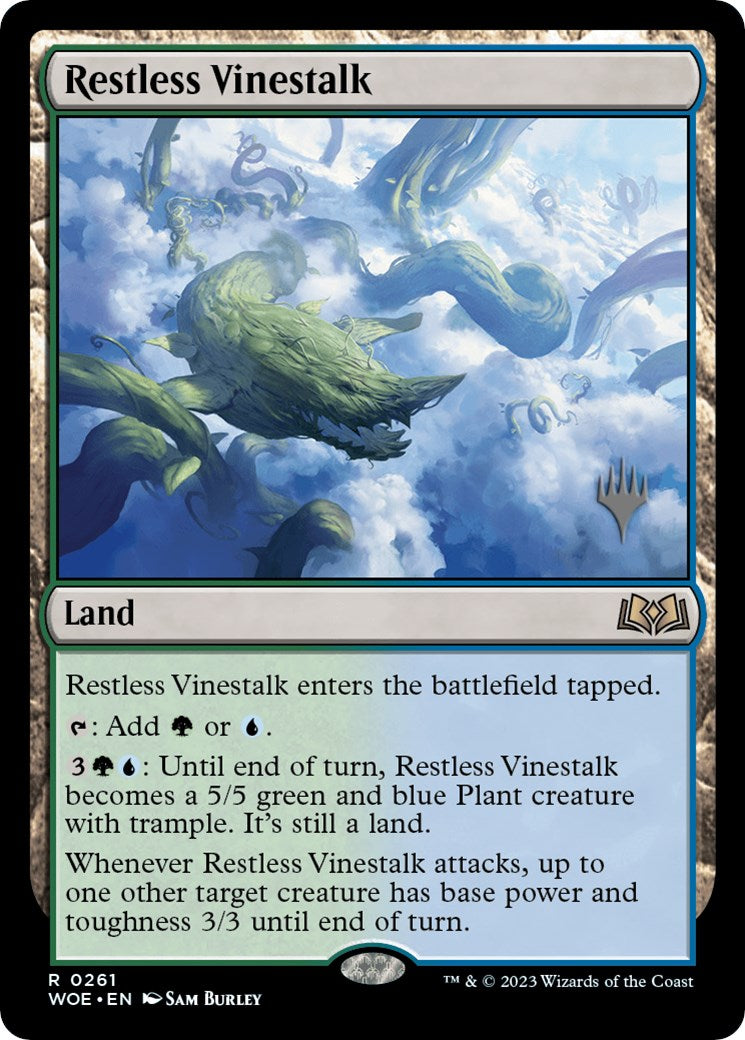 Restless Vinestalk (Promo Pack) [Wilds of Eldraine Promos] | Tables and Towers