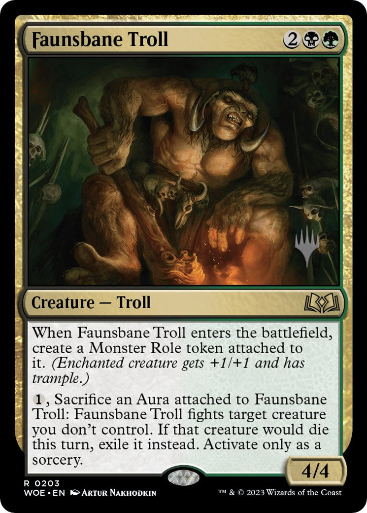 Faunsbane Troll (Promo Pack) [Wilds of Eldraine Promos] | Tables and Towers