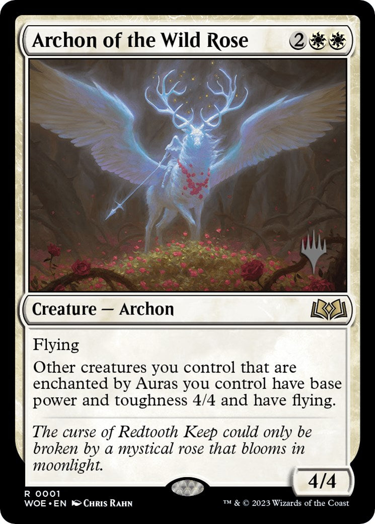 Archon of the Wild Rose (Promo Pack) [Wilds of Eldraine Promos] | Tables and Towers