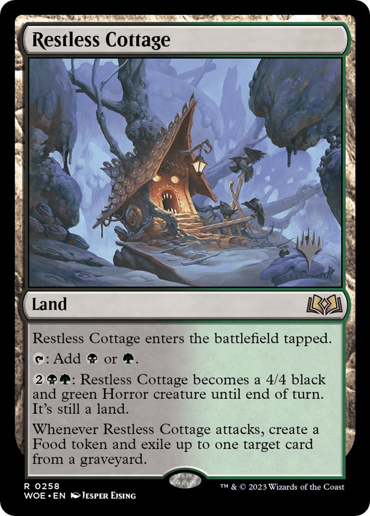 Restless Cottage (Promo Pack) [Wilds of Eldraine Promos] | Tables and Towers