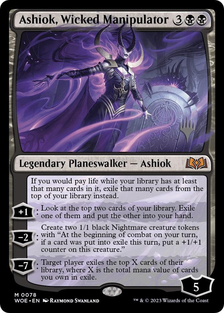 Ashiok, Wicked Manipulator (Promo Pack) [Wilds of Eldraine Promos] | Tables and Towers